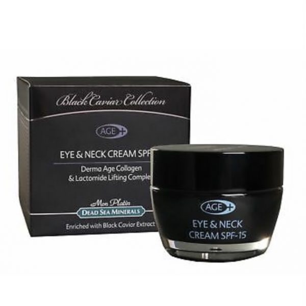 Mon Platin Collagen AGE+ Eye and Neck Cream SPF15 Enriched With Black Caviar 50ml
